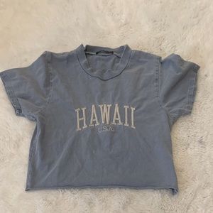 Brandy Melville Hawaii embroidered shirt